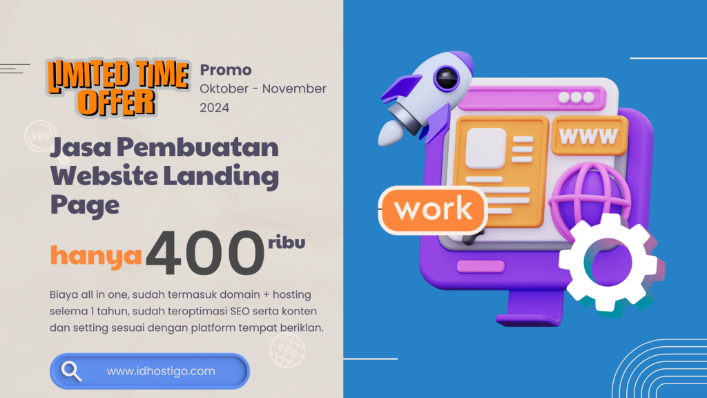 Jasa Landing Page Medan Promo Okt-Nov 24