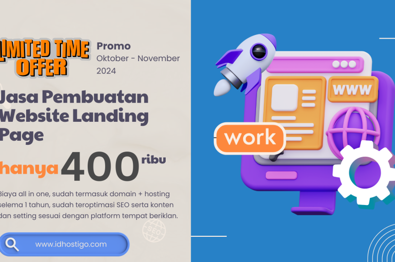 Jasa Landing Page Medan Promo Okt-Nov 24