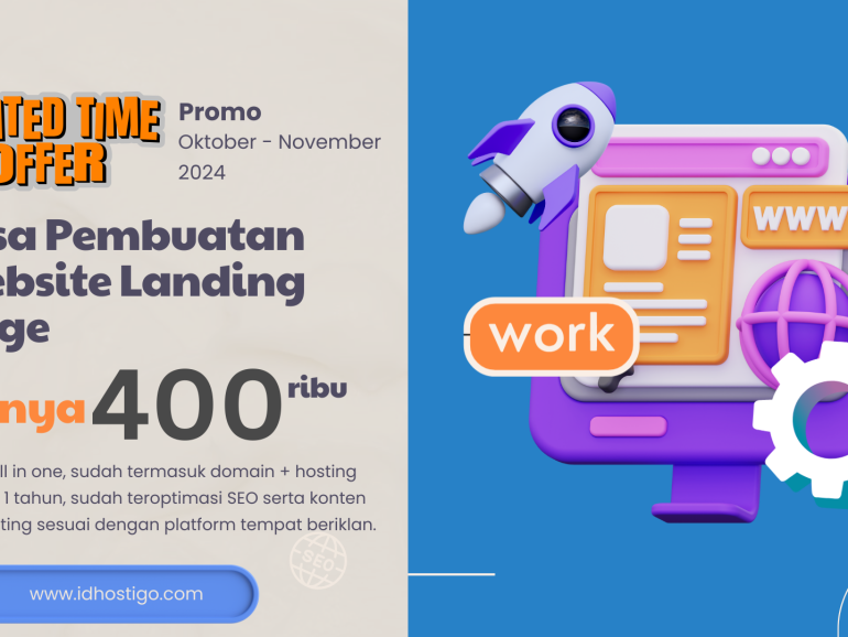 Jasa Landing Page Medan Promo Okt-Nov 24